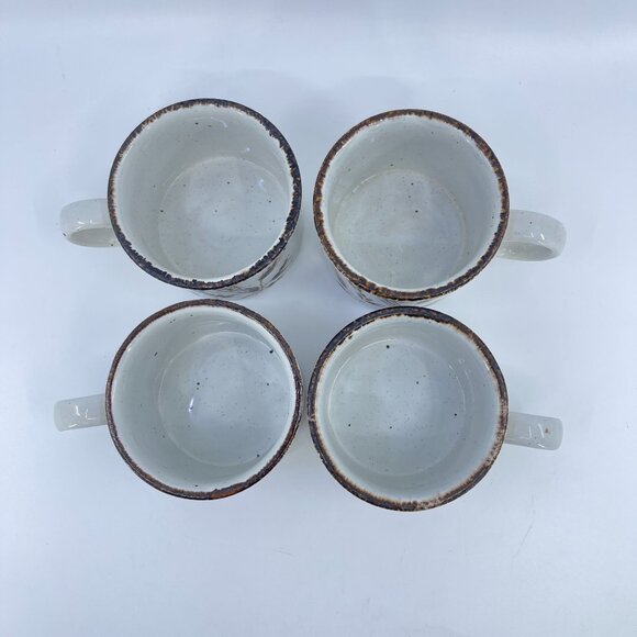 vintage stonehenge midwinter "wild oats" pattern cups and saucers set of 4 - Picture 6 of 7